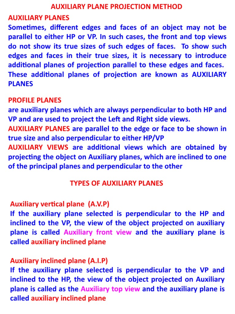 06 Auxiliary Projection PDF Orbital Inclination Plane (Geometry)