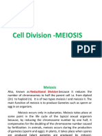 CELL DIVISION-Meiosis