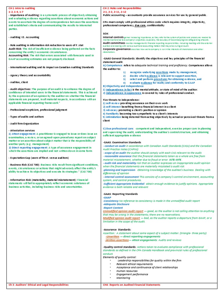 Introduction to Auditing Essentials | PDF | Auditor's Report | Audit
