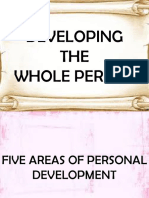 Lesson 2.2 - Developing The Whole Person