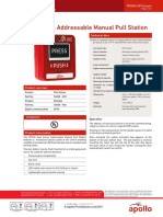 XP95A - Dual Action Addressable Manual Pull Station