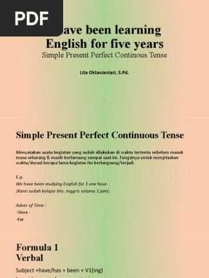 I Have Been Learning English For Five Years Pdf Adverb Human Communication