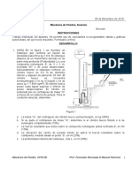 Mecánica de Fluidos Examen UDD 2018