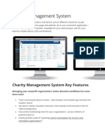 Charity Management System