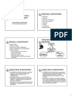 Evaluación y Control de Contaminantes en El Agua