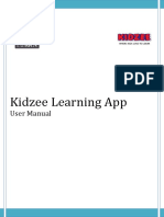 Kidzee Learning App User Manual