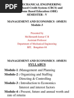 (18ME51) - Module-3 Inerest Factors