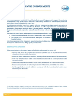 EWMA Endorsements of Wound Centres INTRODUCTION PROCEDURE