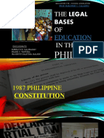 Legal Bases of Education