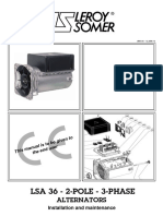 Lsa 36 - 2-Pole - 3-Phase: Alternators