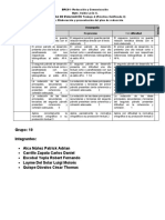 Rúbrica Trabajo 4, Práctica Calificada 2