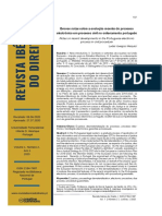 Breves Notas Sobre A Evolucao Recente Do Processo Electronico em Processo Civil No Ordenamento Portugues