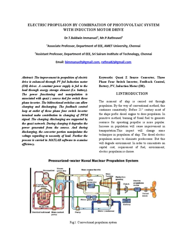Electric Propulsion | Descargar gratis PDF | Electric Motor | Power ...