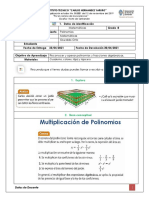 GUIA 9 - Matemáticas 8 - Multiplicación de Polinomios