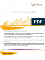 Training Document - Business Development /sales