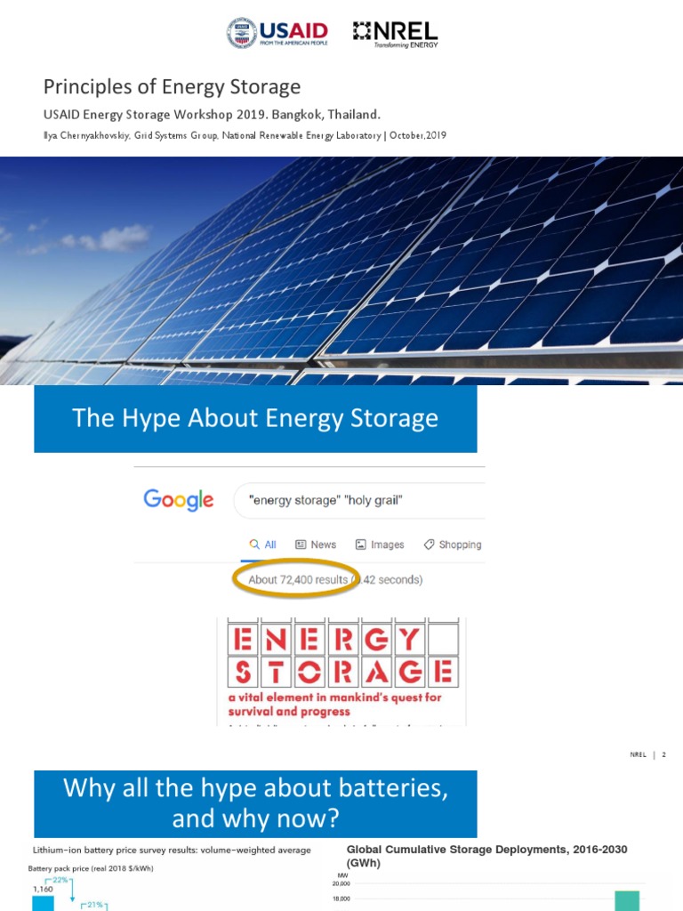 D1 2 IC 1 Principles of Energy Storage | PDF | Solar Power | Energy Storage