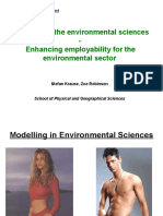 Modelling in The Environmental Sciences - Presentation Slides