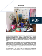 NP 281116 - MINAM Implementa El Ricón Ambiental en Bibliotecas de Huamanga