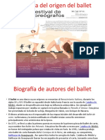 Infografia Del Origen Del Ballet