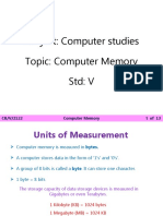 PPT_V_Computer Studies_Computer Memory