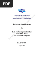 Railroad Rail Section Specifications | PDF | Track (Rail Transport) | Screw