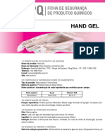 FISPQ_Álcool Etílico 70% - Hand gel