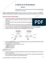 Wireless Cellular & LTE 4G Broadband: Overview of The LTE Radio Interface