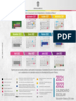 Calendario escolar 2021-2022 EdoMéx 