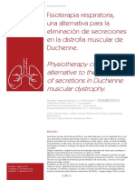 Fisioterapia Respiratoria, Una Alternativa para La Eliminación de Secreciones en La Distrofia Muscular de Duchenne