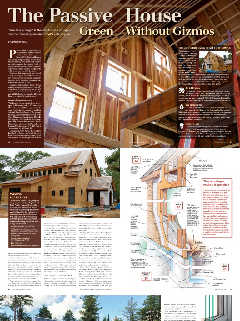 Understanding Passive House Standards | PDF | Efficient Energy Use ...