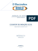 Manual de Serviço Fogão Cooktop de Indução Ici75