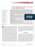 Endovascular Management of Acute Symptomatic Intracranial Arterial Occlusion