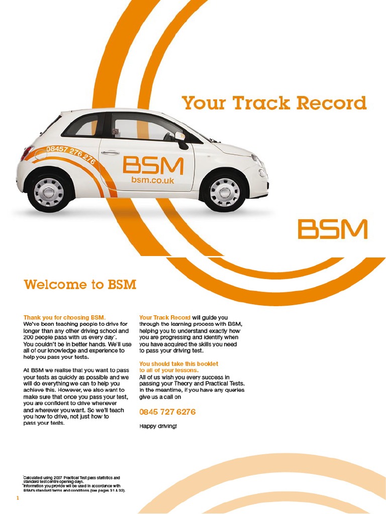 BSM206 Track Record Book4WEB | PDF