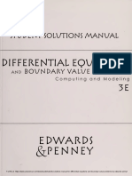 Student Solutions Manual: Boundary Value Problems