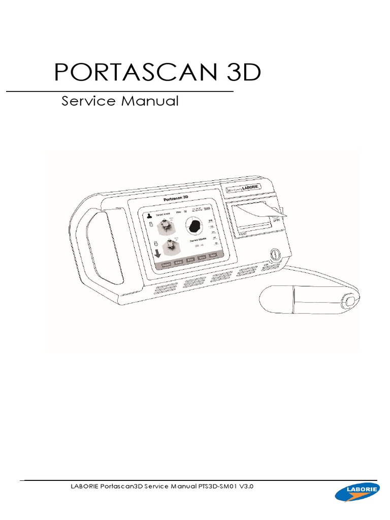 Laborie Sonography Portasan 3D Service Manual | PDF | Touchscreen ...