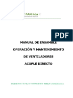 Manual de Ventiladores - Acople Directo