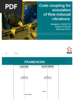 Code Coupling For Simulation of Flow-Induced Vibrations: Elisabeth LONGATTE Fabien HUVELIN Mhamed SOULI