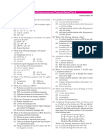 Theory of Computation and Compiler Design Test 4: Number of Questions: 35 Section Marks: 30