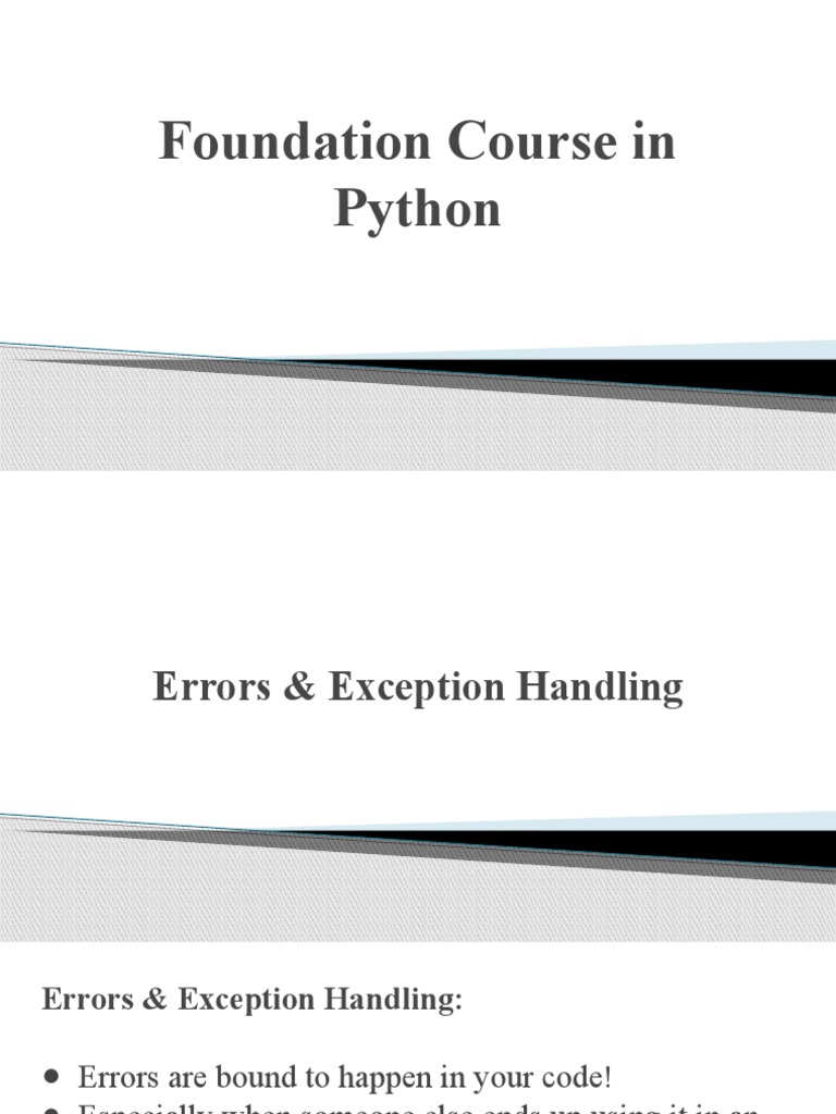 13-14 Exceptions Iterators Numpy and MatplotLib | PDF | Computers