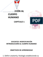 Capítulo 1. Introducción Al Cuerpo Humano 2020-2021