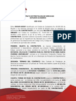 Contrato de Estudios y Diseños para Vivienda Unifamiliar