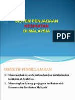 4.1 Sistem Penjagaan Kesihatan Di Malaysia