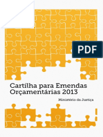 2013 Cartilha de Emendas Parlamentares mj