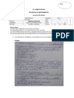 3er. Examen Parcial - Ingenieria de Mantenimiento