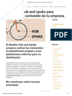 El Modelo Hub and Spoke para El Contenido de Tu Empresa
