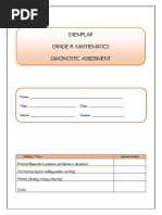 Grade R Baseline Assessment Checklist | PDF