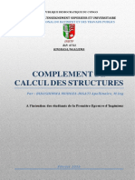 Complement de Calcul Des Structures Prov