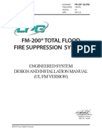Rociador de Gas de Sistema FM-200