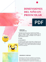 Dimensiones del desarrollo infantil preescolar