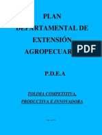 Plan Departamental de Extension Agropecuario IBague 2019